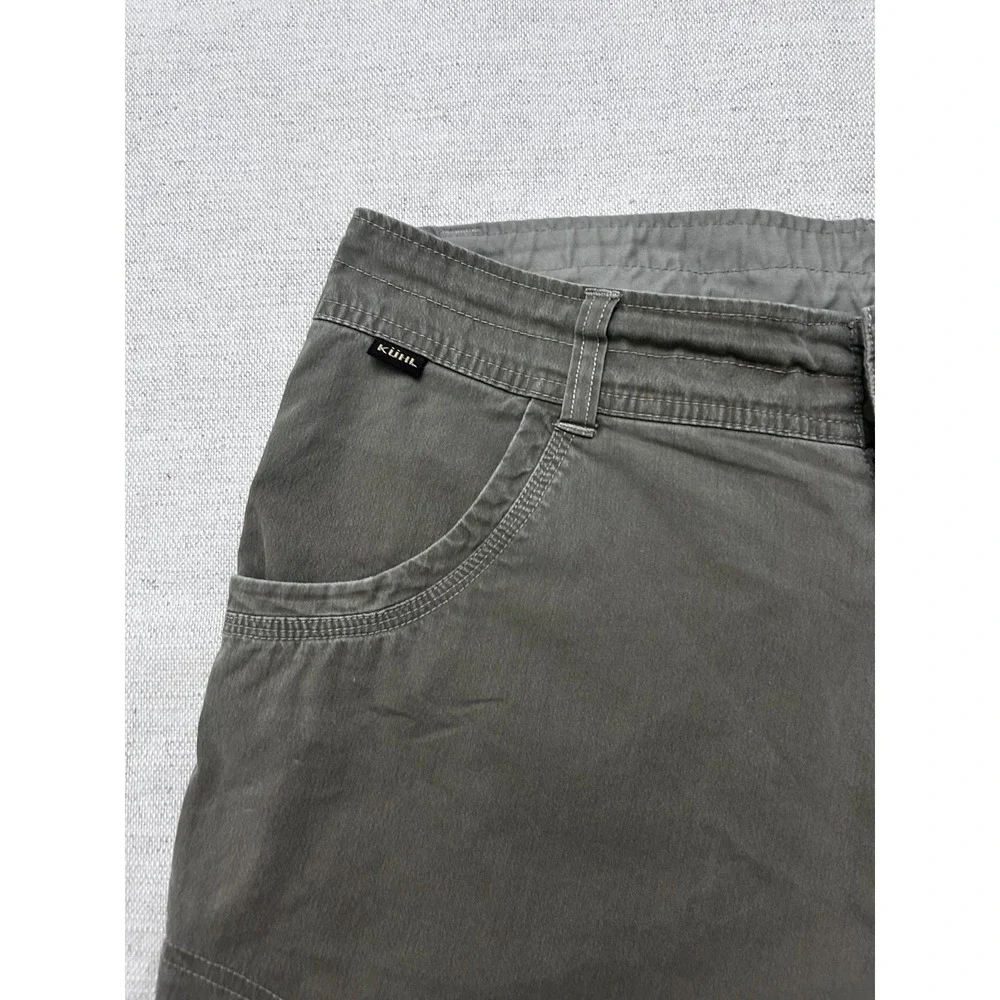 Kuhl Vintage Patina Dye Hiking Shorts Men's 34 Brown Outdoor Trail Casual